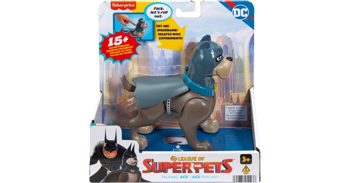 Juguete para bebés Fisher-Price Perrito Ace & Batman