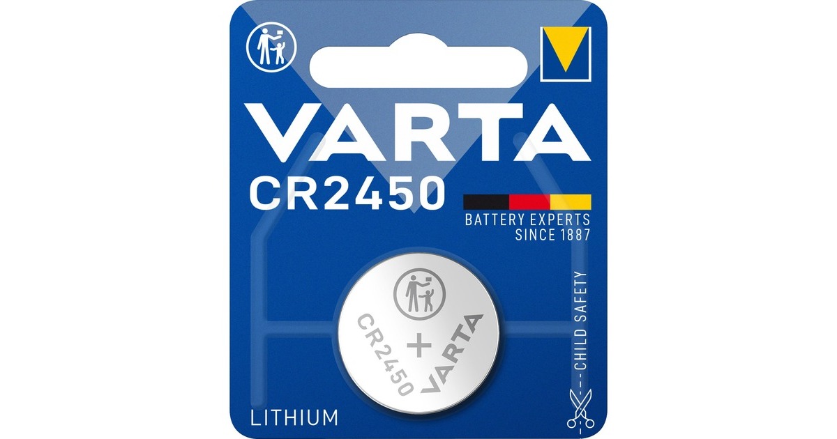 Pila Litio de botón CR2450 3V Varta