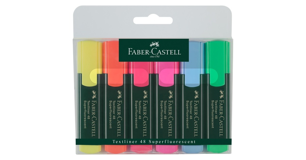 Faber-Castell Rotulador Marcador Fluorescente Textliner 48 - Amarillo