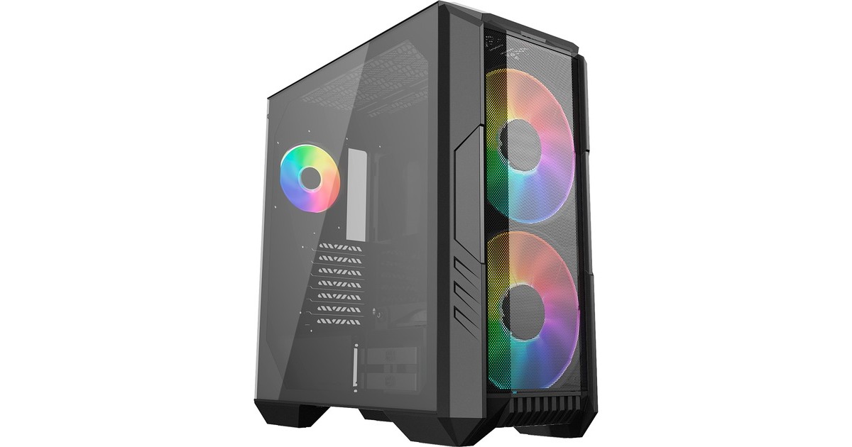 Caja PC Gaming H500 Cooler Master Midi Tower USB 3.0 ATX Fuente