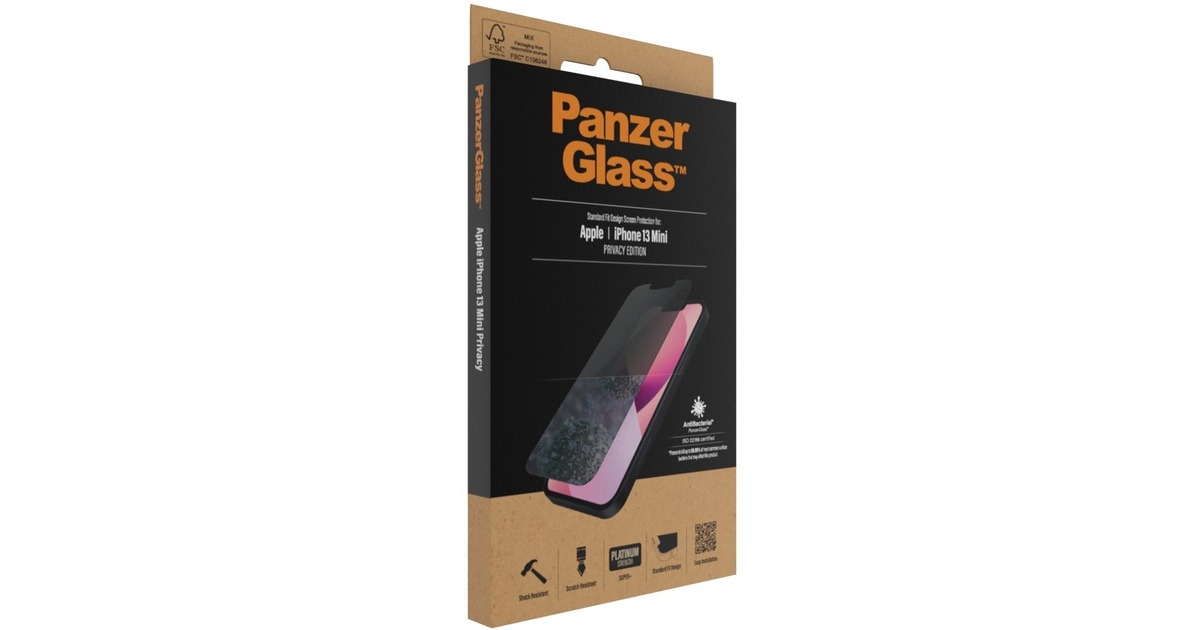 PanzerGlass Cristal Templado Privacy Protector de Pantalla Apple iPhone 13  Mini 