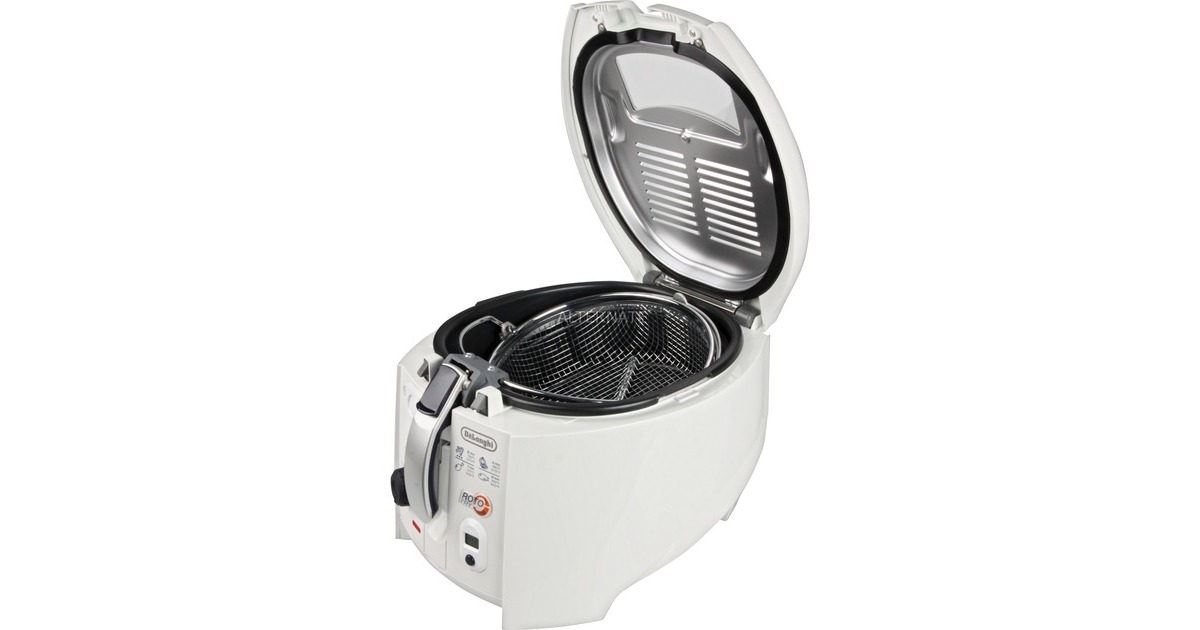 DeLonghi RotoFry Sencillo Independiente 1800 W Freidora Blanco