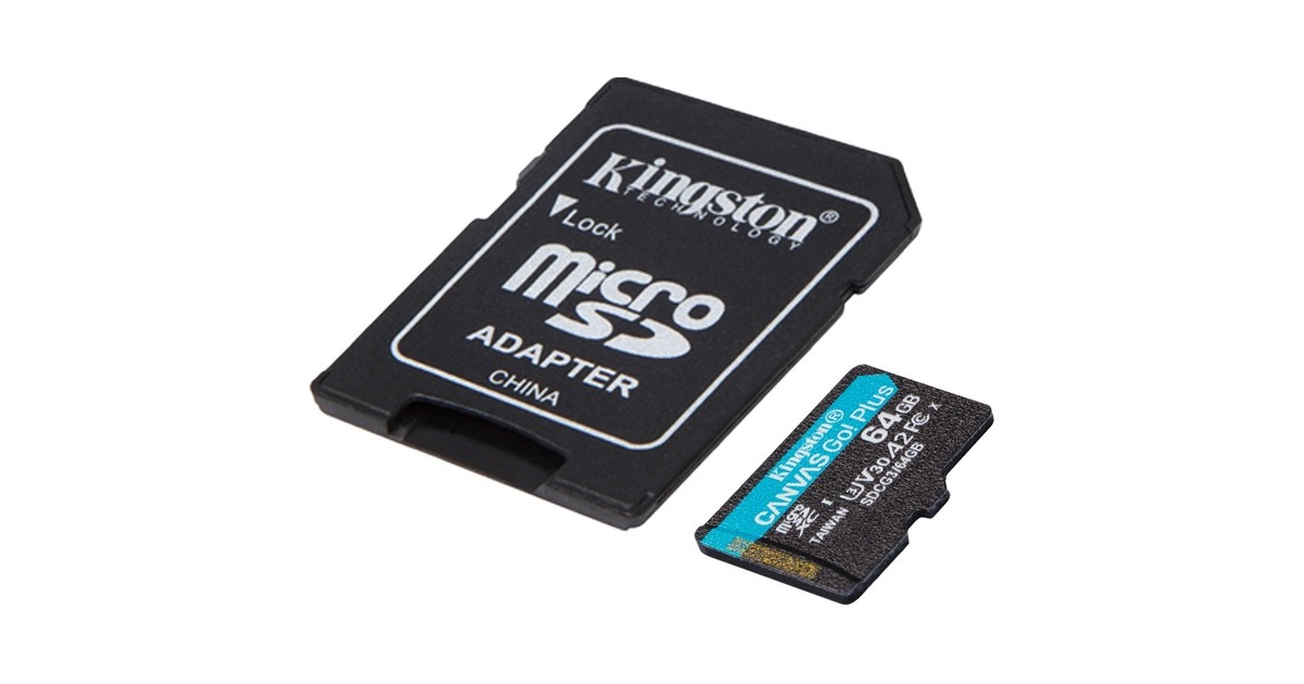 Kingston Canvas micro SD 64GB Tarjeta de memoria Micro SDXC (clase
