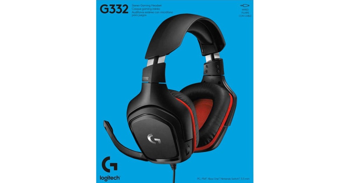 Auriculares Logitech G332 Gaming Headset 3.5mm PC/PS4/XBOX ONE