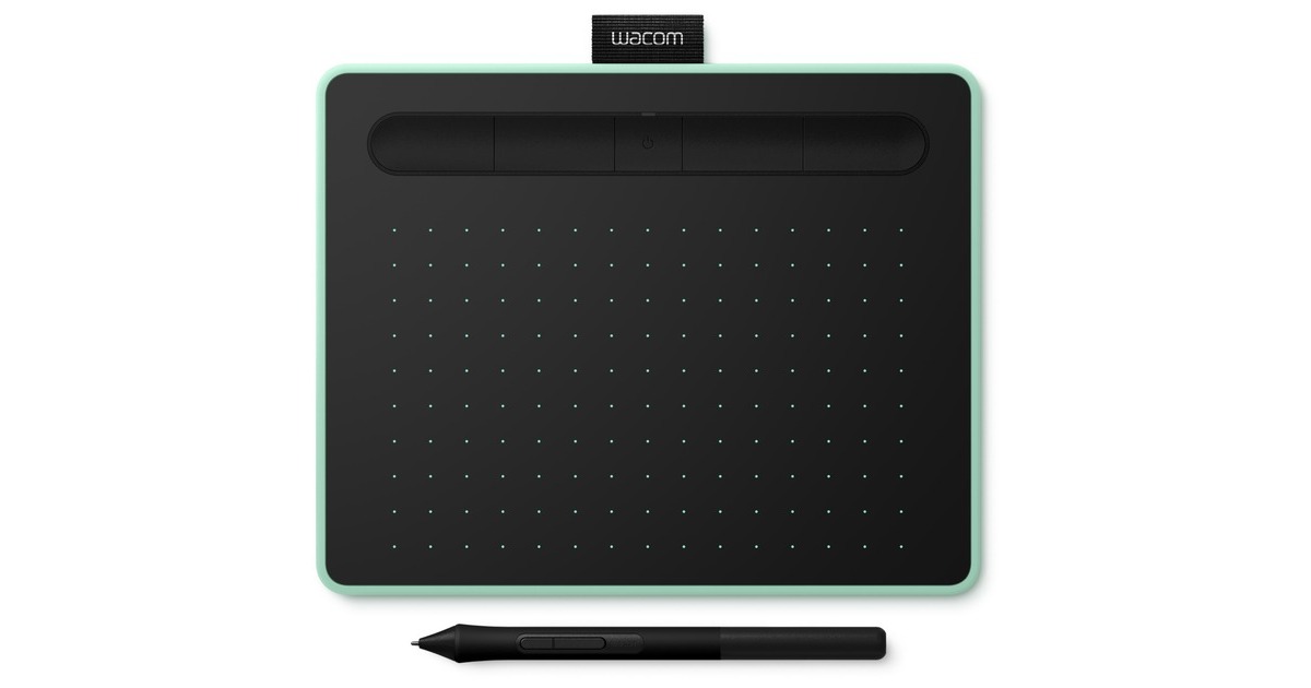 Tableta Gráfica WACOM Intuos CTL-4100WLE-S (USB y Bluetooth - Windows y Mac  OS - 152 x 95 mm)