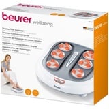 Beurer Shiatsu-Fußmassagerät FM60, Aparato de masaje blanco/Gris, Minorista