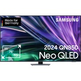 SAMSUNG GQ75QN85DBT, TV QLED plateado/Carbón