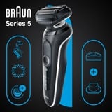 Braun Series 5 51-W4200cs, Máquina de afeitar negro/blanco