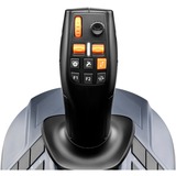 Thrustmaster 2960889, Palanca de mando negro/Azul-gris