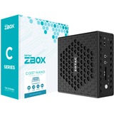 ZOTAC ZBOX-CI337NANO-BE, Barebone negro