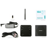 ZOTAC ZBOX-CI337NANO-BE, Barebone negro