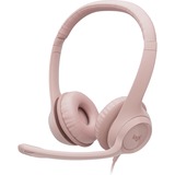 Logitech 981-001281, Auriculares con micrófono rosa neón