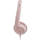 Logitech 981-001281, Auriculares con micrófono rosa neón