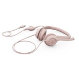 Logitech 981-001281, Auriculares con micrófono rosa neón