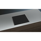 Siemens PQ211KA10 sets de electrodoméstico de cocina Cerámico Horno eléctrico, Juego de cocina negro/Acero fino, Cerámico, 4 zona(s), Vidrio y cerámica, Negro, Tocar, 58,3 cm