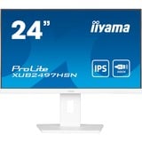 iiyama XUB2497HSN-W1, Monitor LED blanco (mate)