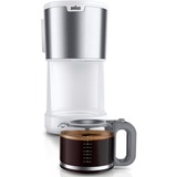 Braun 0X13211066, Cafetera de filtro blanco/Acero fino