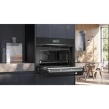 Siemens CM776GKB1, Horno negro/Acero fino