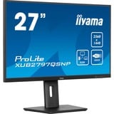 iiyama XUB2797QSNP-B1, Monitor LED negro (mate)