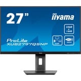 iiyama XUB2797QSNP-B1, Monitor LED negro (mate)