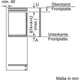 Bosch KIR21ADD1, Refrigerador de espacio completo 