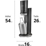 SodaStream CRYSTAL 3.0, Gasificador de agua gris