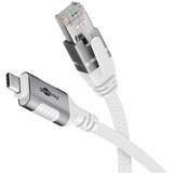 goobay 74180, Adaptador de red blanco