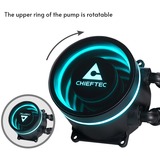 Chieftec ICEBERG 240 RGB, Refrigeración por agua negro