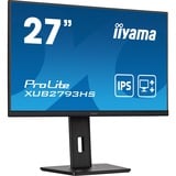 iiyama XUB2793HS-B7, Monitor LED negro (mate)