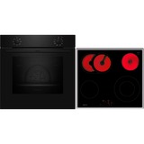 Neff BX16B, Juego para horno negro/Acero fino