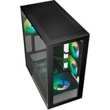 Sharkoon Rebel C60 RGB , Cajas de torre negro