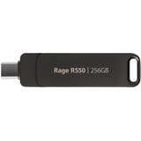 Patriot PE256GR550DSAD, Lápiz USB negro