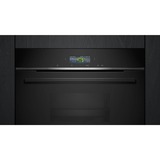 Siemens CD714GXB1, Cocedor al vapor negro/Acero fino