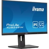 iiyama XUB2491H-B1, Monitor LED negro (mate)