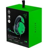 Razer BlackShark V2 X, Auriculares para gaming verde/Negro