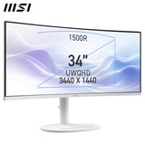 MSI Modern MD342CQPW, Monitor LED blanco