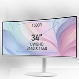 MSI Modern MD342CQPW, Monitor LED blanco