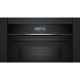 Siemens HM776GKB1, Horno negro/Acero fino