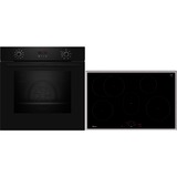 Neff B2CCG6AK0 , Juego para horno negro/Acero fino