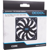 Alphacool 24833 sistema de refrigeración para ordenador Universal Ventilador 12 cm Negro 1 pieza(s) negro, Ventilador, 12 cm, 600 RPM, 1800 RPM, 32 dB, 71,36 cfm