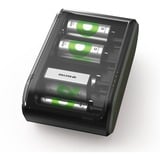 GP Batteries GPRCKCHB631426, Cargador negro/Verde