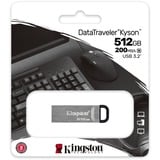 Kingston DataTraveler Kyson 512GB, Lápiz USB plateado