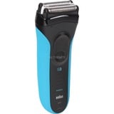 Braun 3010BT, Máquina de afeitar negro/Azul