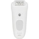 Braun 7500435225052, Depiladora blanco/Plateado