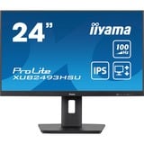 iiyama XUB2493HSU-B7, Monitor LED negro (mate)