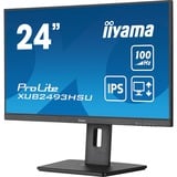 iiyama XUB2493HSU-B7, Monitor LED negro (mate)