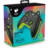 PDP 049-012-GY, Gamepad negro/verde neón