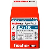 fischer PowerFast II 8,0x140 SK TX TG blvz, 566358, Tornillo 