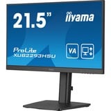 iiyama XUB2293HSU-B7, Monitor LED negro (mate)