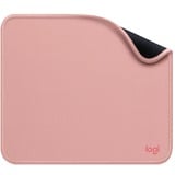 Logitech Mouse Pad Studio Series Rosa, Alfombrilla de ratón rosa, Rosa, Monocromo, Nylon, Poliéster, Caucho, Base antiderrapante